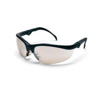 Crews Safety Products KD319AF Crews Klondike Plus Safety Glasses With Black Frame And Clear Polycarbonate Duramass AF4 Anti-Scra